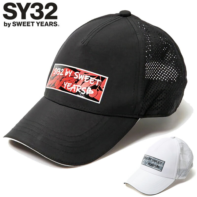SY32 GOLF メンズ パンチング メッシュキャップ SYG-23S101 SYG PUNCHING DOT CAP ゴルフ【新品】3SS2 帽子 エスワイサーティートゥ ゴルフウェア MAR3