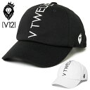 V12 ゴルフ スナップバック キャップ CROSS CAP V122310-CP15 ヴィ・トゥエルヴ 【新品】3SS2 メッシュ ゴルフウェア 帽子 刺繍 V12 GOLF MAR2