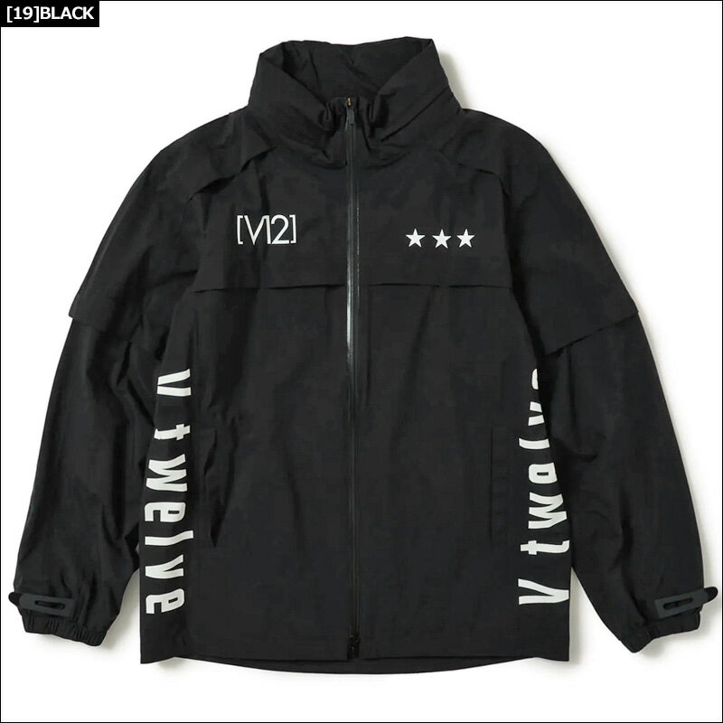 V12 ����� ��� Ĺµ �쥤�󥸥㥱�å� 2WAY ��Ǽ�������դ� WAC RAIN JKT V122310-JK01 �������ȥ������ �ڿ��ʡ�SAAR �쥤�󥦥��� V12 GOLF APR2
