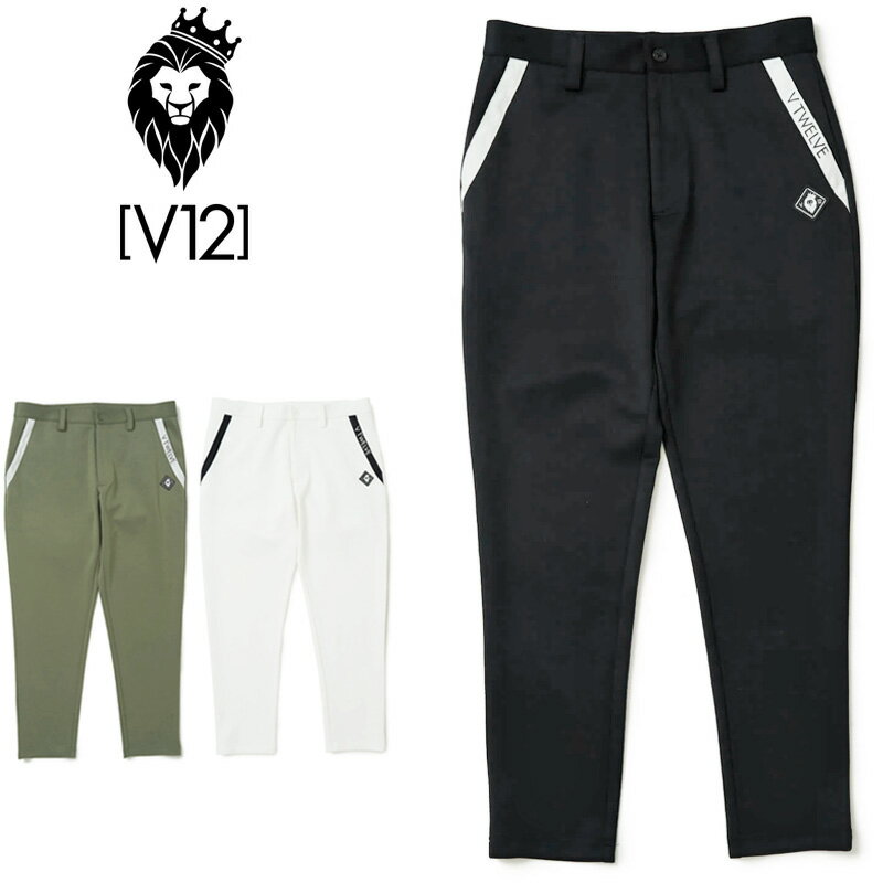V12 ゴルフ 2023 メンズ スリム テーパード ロングパンツ MAG PANTS V122310-PN01 ヴィ・トゥエルヴ 【新品】23SS ストレッチ ゴルフウェア GOLF FEB2のサムネイル