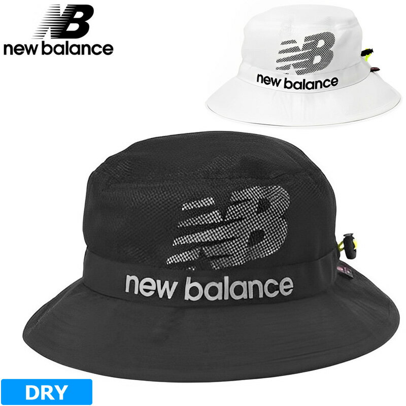 ニューバランス ゴルフ 2023 吸汗速乾 バケットハット 012-3187010 タイプライター×メッシュ SP【日本正規品】【新品】23SS New Balance Golf 帽子 MAY3
