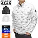SY32 GOLF メンズ ハーフジップ 中綿 ジャケット EMB QUILT ZIP UP JK SYG-23A41 キルティング 防寒 ゴルフ【新品】SCB...