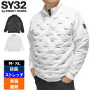 SY32 GOLF メンズ ハーフジップ 中綿 ジャケット EMB QUILT ZIP UP JK SYG-23A41 キルティング 防寒 ゴルフ【新品】3WF2 エスワイ ブルゾン ゴルフウェア NOV1