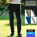 SY32 GOLF 2024 メンズ テーパード ロングパンツ SYG-24S06 DOUBLE FACE TEXBRID LONG PANTS ゴルフ【新品】24SS エスワイサーティートゥ ゴルフウェア メンズウェア MAR3