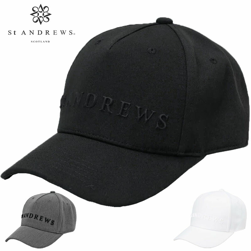 セントアンドリュース ツイル キャップ 042-3287851 立体ロゴ St ANDREWS 3WF2 メンズ レディース ゴルフウェア 帽子 GOLF SEP3