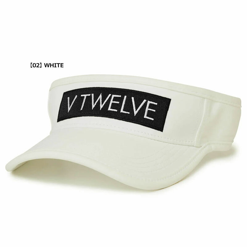 V12 ゴルフ バイザー BOX VISOR V122320-CP06 ヴィ・トゥエルヴ 【新品】SCBR ゴルフウェア サンバイザー 帽子 ボックス ロゴ 刺繍 V12 GOLF SEP1