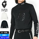 V12 ゴルフ メンズ モックネック 長袖 シャツ HIDE MOCK V122320-MK12 ヴィ・トゥエルヴ 【新品】SCBR ゴルフウェア モックシャツ...
