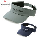 JUN&ROPE メンズ ベーシック サンバイザー ポリエステルツイル EJU14000 【新品】TAAR ゴルフウェア バイザー 帽子 ジュンロペ トップス MAY2