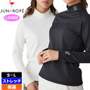 JUN&ROPE レディース モックネック プルオーバーシャツ 裏フリース エンボスロゴ ERM54200 【新品】TCBR ハイネック ゴルフウェア トップス...