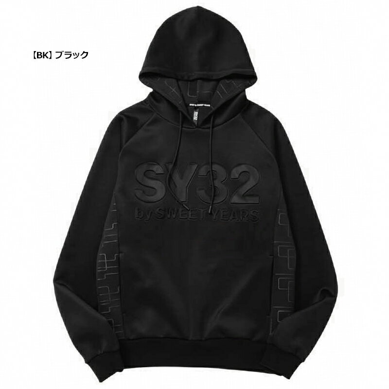 SY32 ��� �ѡ����� DOUBLE KNIT EMBOSS GEOMETRY P/O HOODIE 14506 �ץ륪���С� Ĺµ �ڿ��ʡ�TCBR �����磻 �ա��ǥ��� ���ݡ��ĥ����� OTC2