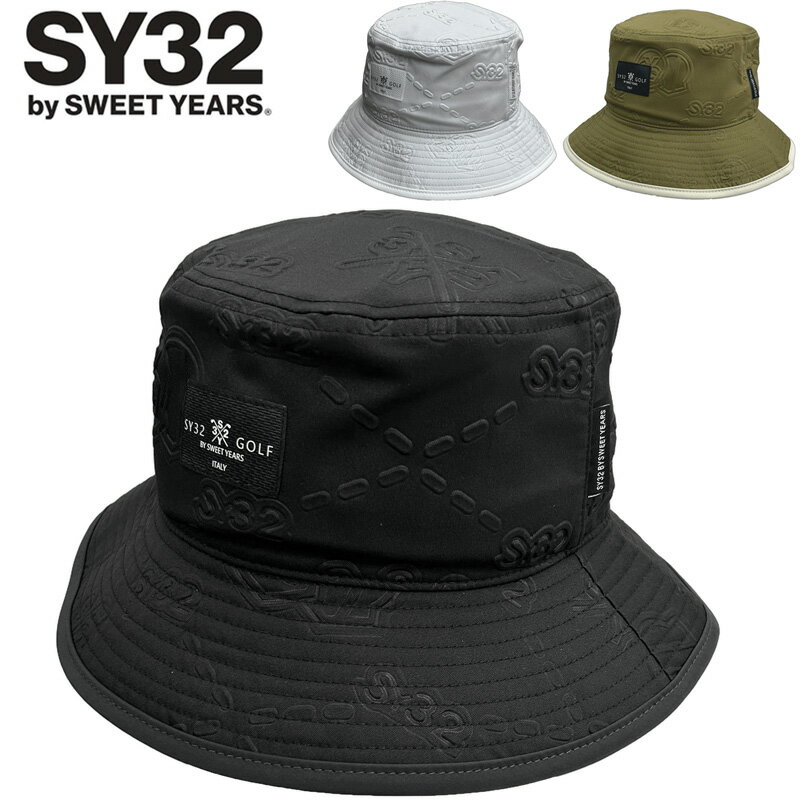 楽天サードウェイブ ゴルフ＆スポーツSY32 2025 メンズ バケットハット BACK EMBOSS HAT SYG-25SG08 【新品】25SS 帽子 エスワイ ハット スポーツ ストリート ファッション おしゃれ