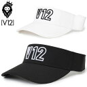 V12 ゴルフ 2025 バイザー PO VISOR V122520-CP01 ヴィ・トゥエルヴ 【新品】25FW ゴルフウェア サンバイザー 帽子 メンズ レディース ユニセックス V12 GOLF