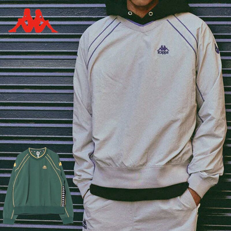 Kappa カッパ ピステ ナイロン ジャケット 215384 オーセンティック AUTHENTIC 【新品】 メンズ ウーブン サッカー ウェア ストリート スポーツ トレーニング フィットネス