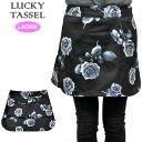 【均一SALE】LUCKY TASSEL ラッキータッセル ワイルドローズ レディース スカート LT-W162101 ブラック 【メール便発送】【新品】 VC...