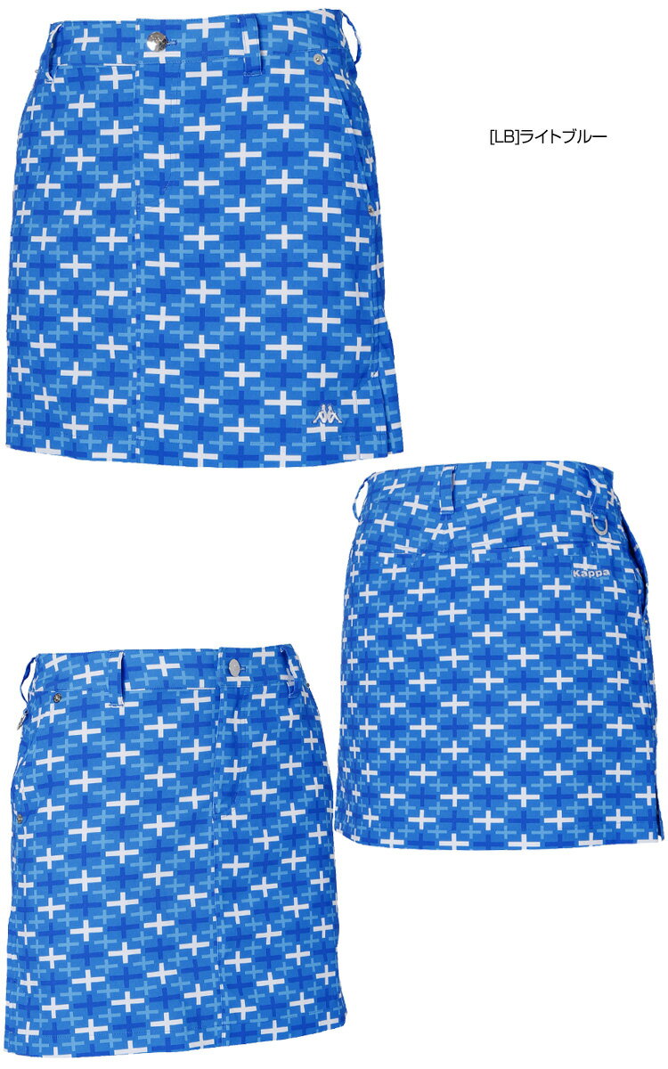 【均一SALE】【メール便発送】カッパゴルフ ストレッチ スカート レディース KG722SK71 Kappa Golf 春夏【新品】 XAAQ ゴルフウェアレディス女性スコート