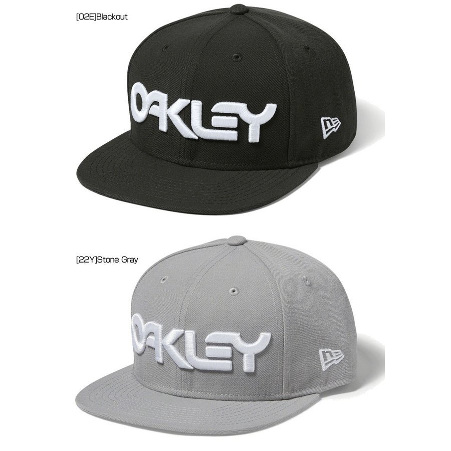 オークリー 2022継続 NEW ERA コラボ ノベルティ スナップバック フラットキャップ 911784 Mark II Noverty Snap Back Cap 【新品】 Oakley ニューエラ キャップ 帽子