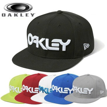 オークリー 2022継続 NEW ERA コラボ ノベルティ スナップバック フラットキャップ 911784 Mark II Noverty Snap Back Cap 【新品】 Oakley ニューエラ キャップ 帽子