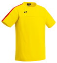 YONEX ヨネックス ゲームシャツ プロスタイル 半袖シャツ Tシャツ FW1007 334 イエロー/レッド サッカー ウェア 男女共用 ユニ メンズ スポ...