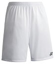 YONEX ヨネックス ゲームパンツ ハーフパンツ ショートパンツ FW2002 011 ホワイト サッカー ウェア 男女共用 ユニ メンズ スポーツ テニス