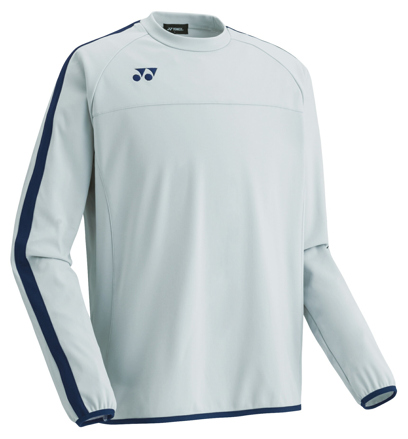 YONEX ヨネックス トレーニングトップ 長袖シャツ FW5006 017 シルバー サッカー ウェア 男女共用 ユニ メンズ スポーツ テニス