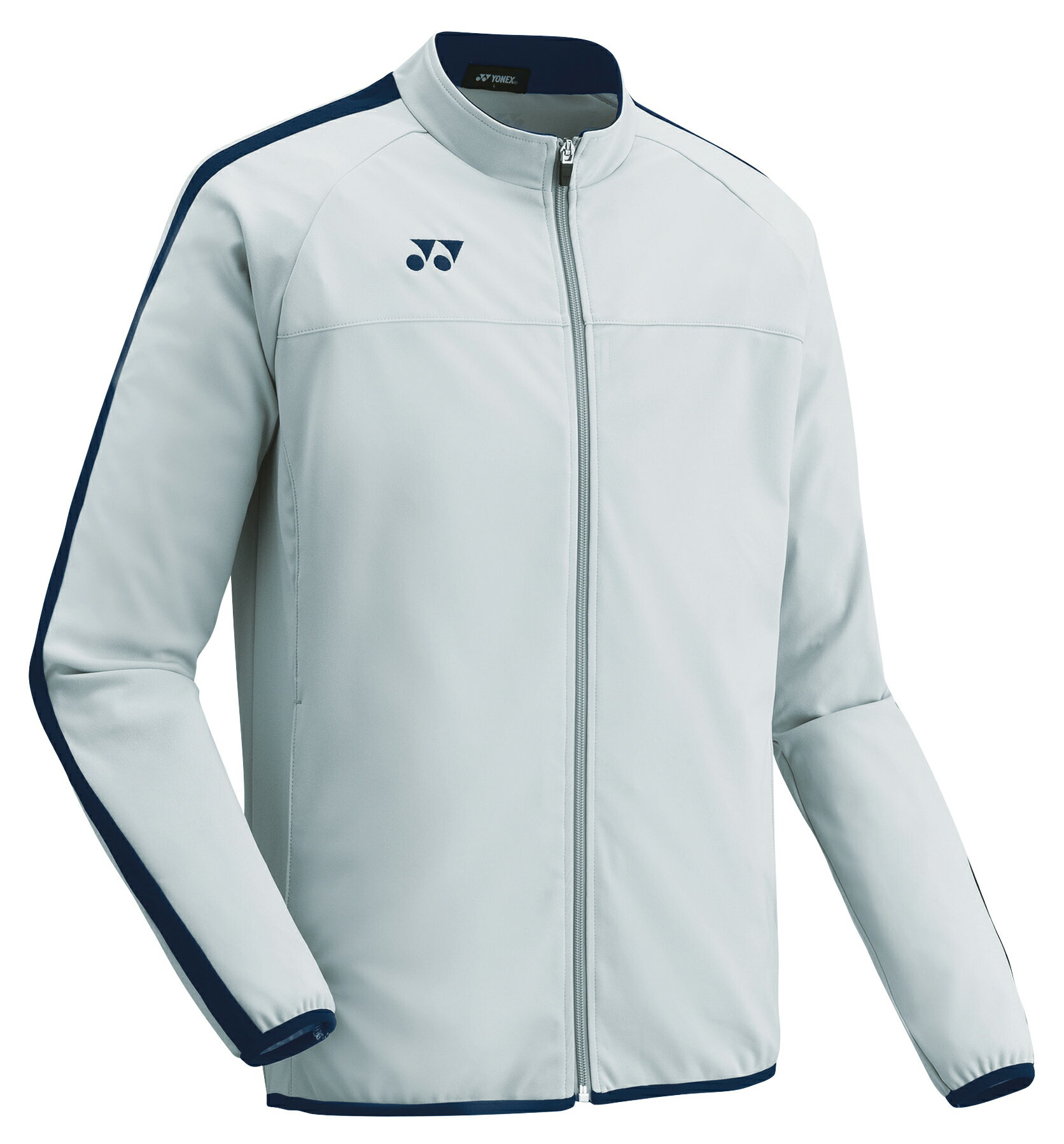 YONEX ヨネックス トレーニングトップ 長袖ジャケット FW5007 017 シルバー サッカー ウェア 男女共用 ユニ メンズ スポーツ テニス