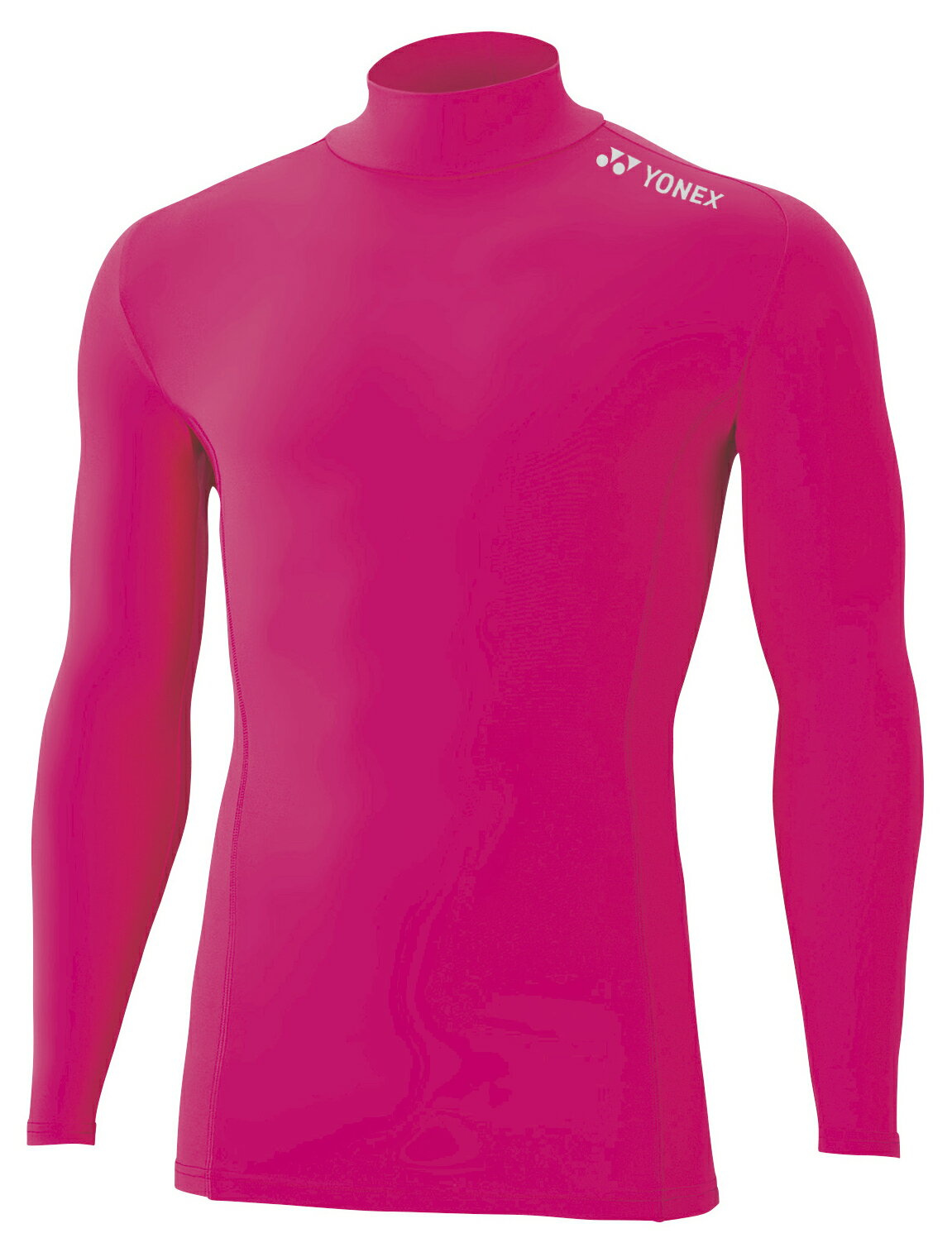 YONEX ヨネックス ジュニアハイネック 長袖シャツ インナー アンダー 圧着 STBF1018J 122 ブライトピン..
