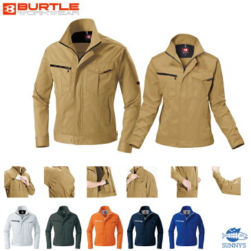 【宅急便送料450円!!】【6071 5L】BURTLE バートル ジャケット 静電ケア タフ ワークジャケット ソフトツイルポリエステル65％・綿35％ カラー おしゃれ かっこいい デザイン 作業服 作業着 秋冬 激安【正規品】メンズ レディース