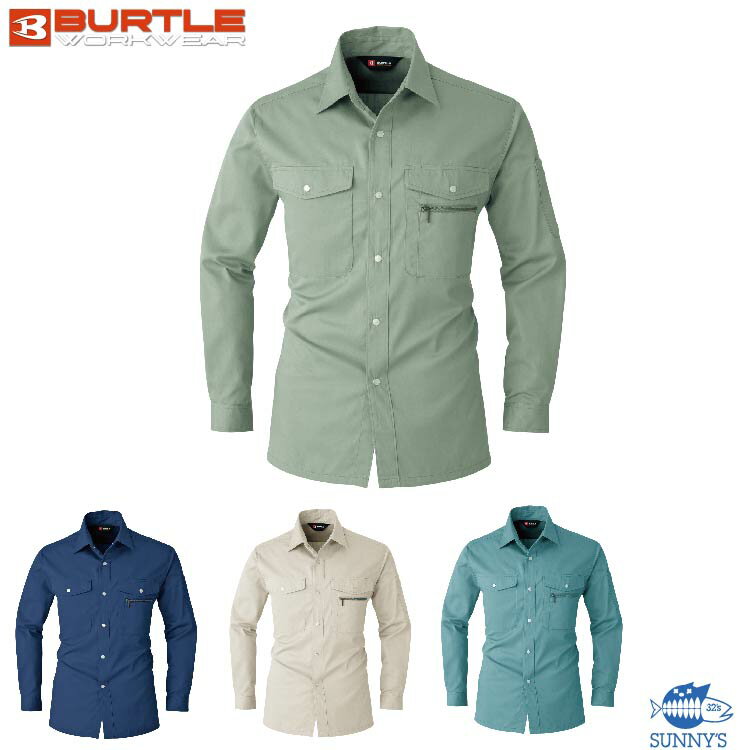 乐天商城 - BURTLE(バートル) 620 長袖シャツ S-5L 通年 制電ケア設計 作業着 作業服