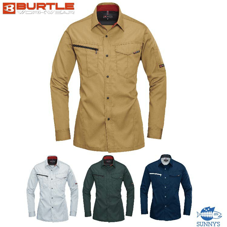 乐天商城 - BURTLE(バートル) 6083 長袖シャツ S-5L 通年 製品制電JIS T8118適合品 作業着 作業服