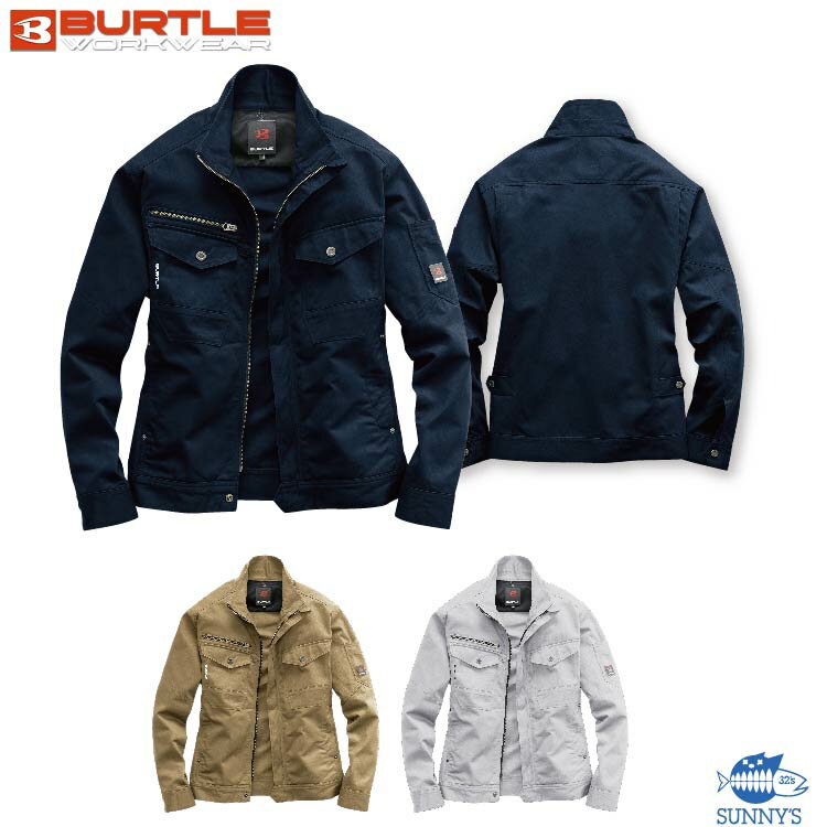 乐天商城 - BURTLE(バートル) 8101 ジャケット SS-5L 秋冬 綿素材 やや細身 スタイリッシュ 男女兼用 作業着 作業服
