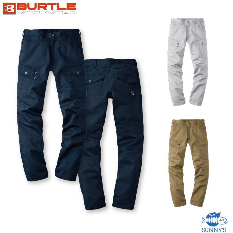 乐天商城 - BURTLE(バートル) 8102 カーゴパンツ SS-8L 秋冬 綿素材 やや細身 スタイリッシュ 作業着 作業服