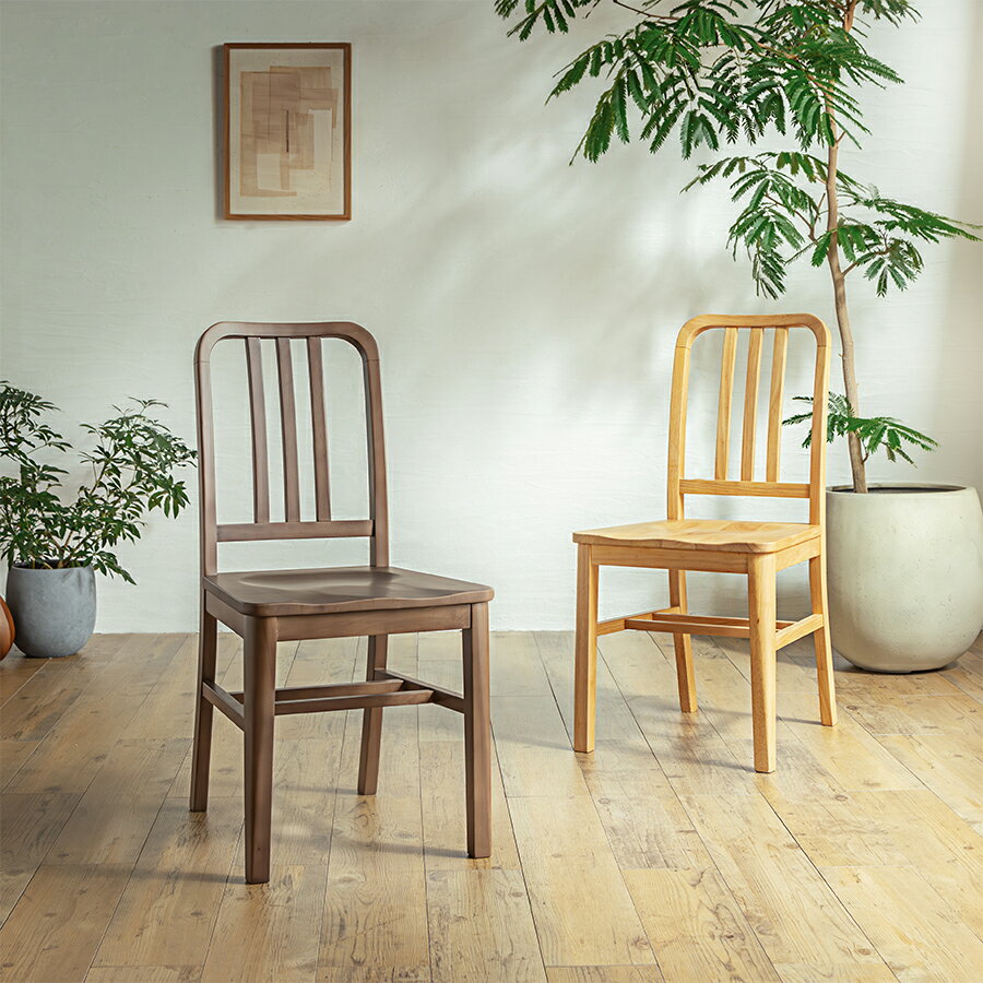ダイニングチェア チェア 木製 イス 食卓椅子 チェアー 幅 42 奥行 52 高 86(座面高43) 北欧 ラバーウッド リビングチェア 食卓 おしゃれ インテリア 高級感 リビング 居間 シンプル かわいい 無骨
