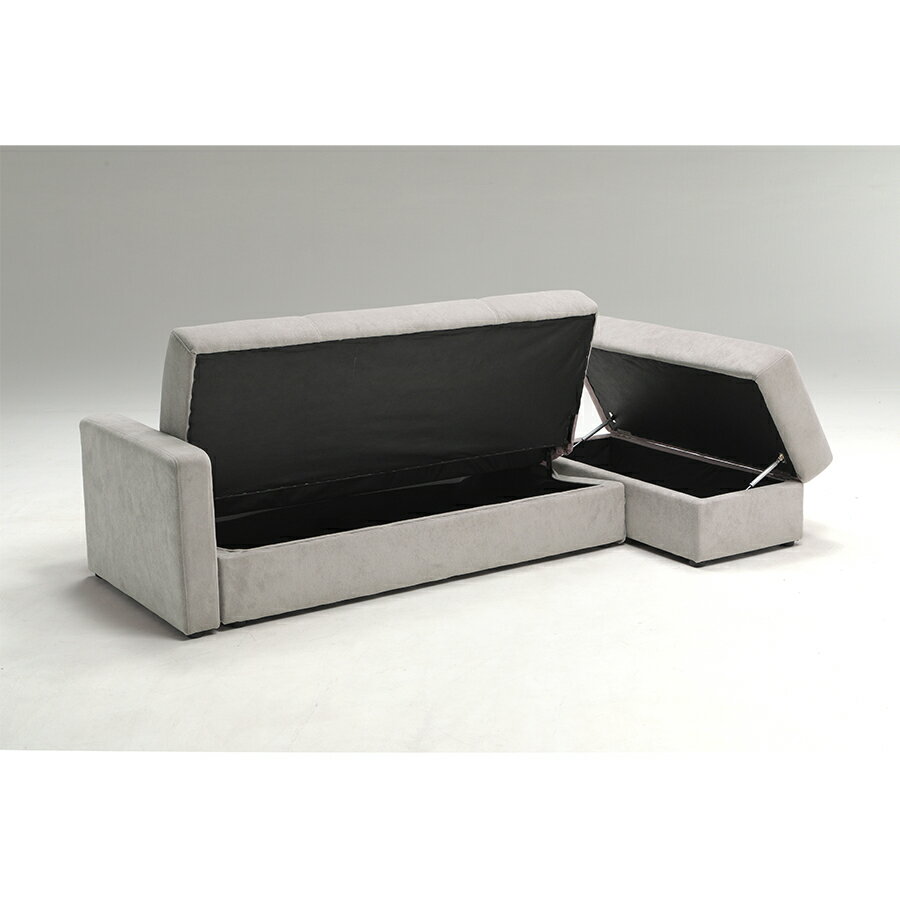 1日限定5%offクーポン ソファー ソファーベッド ベッド ブラウン ライトグレー オシャレ かわいい 韓国 北欧 幅190cm 3人掛け カウチソファ オススメ リビング 収納付きソファ 収納付きソファーベッド 肘付きソファ スツール付き 組み合わせ自由 [3]