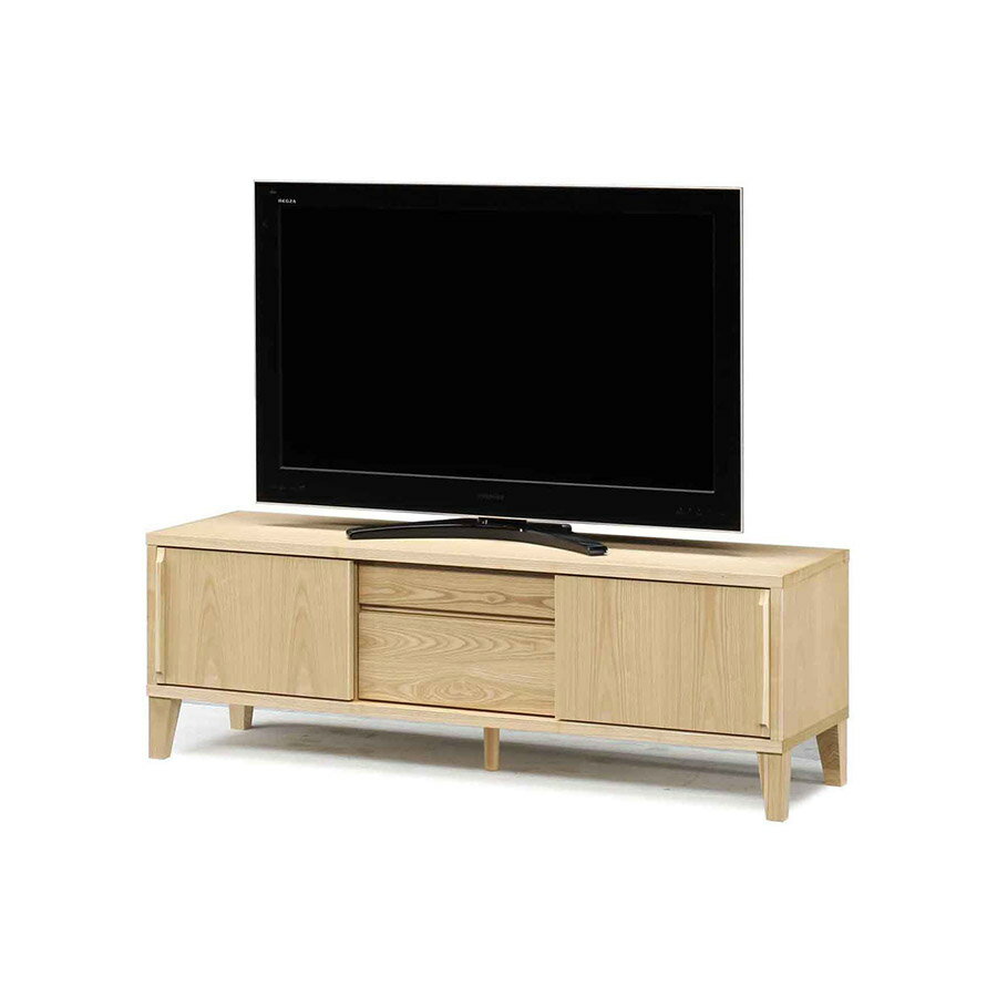 5%offクーポン配布中 テレビボード TV 幅150 シンプル おしゃれ 木 木製 ナチュラル ブラックアッシュ TV台 ロータイプ 国産 日本製 大川家具 人気
