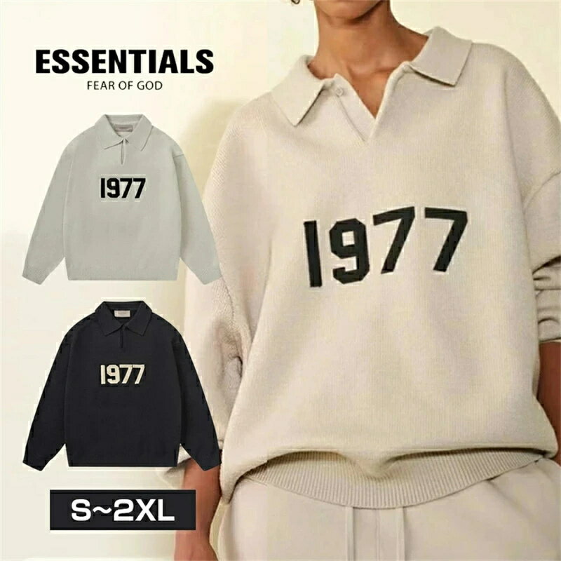 樂天商城 - 「期間限定セール」ESSENTIALS エッセンシャルズ 長袖セーター オーバーサイズ sweater おしゃれ 柔らかい 長袖トップス 秋 暖かい カジュアル カップル プルオーバー 通勤 2colors