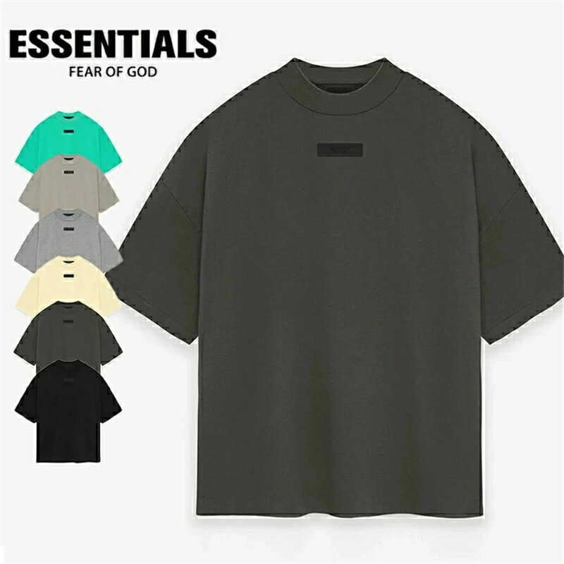 樂天商城 - エッセンシャルズ ESSENTIALS 大きいサイズ半袖シャツ Tシャツ ゆったり オーバーサイズ 薄手 オシャレ 夏T-shirt メンズ レディース カッコイイ通気性 ファッシュ 半袖 男女兼用 6colors