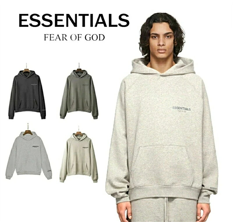 樂天商城 - ESSENTIALS パーカー 人気 大きいサイズ プルパーカー フード付き 長袖トップス トレーナー ストリート スウェット FOG カジュアル 無地 シンプル プルオーバースウェット メンズ レディース 春 秋 冬服