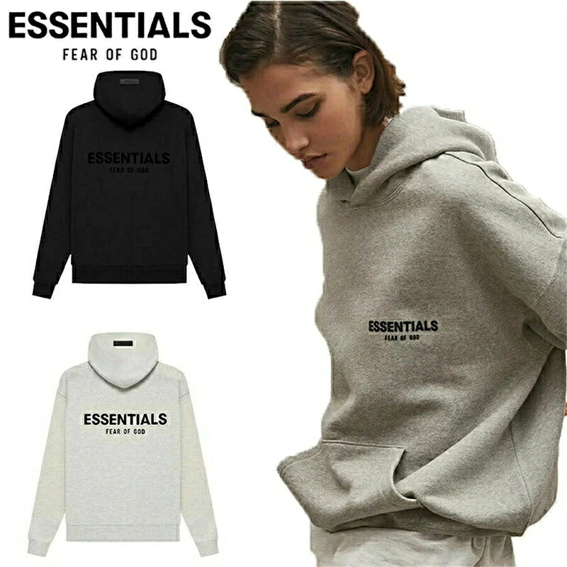 乐天商城 - ESSENTIALS エッセンシャルズ パーカー トレーナー トップス メンズ スウエット ジャージ シンプル 男女兼用 ブランド レディース 春秋 冬 カジュアル 新品[並行輸入品]