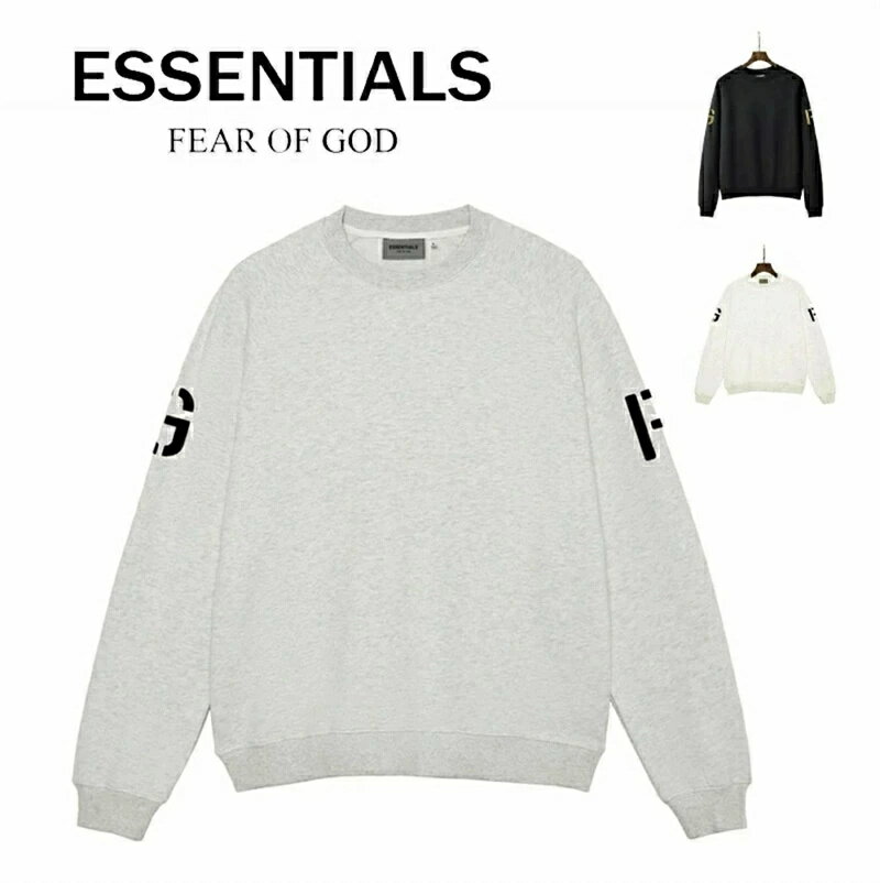 樂天商城 - ESSENTIALS パーカー プルオーバー スウェットシャツ クルーネック FOG FG 大きいサイズ 人気 トレーナー プルオーバー スウェット 長袖 無地 おしゃれ カジュアル 丸首 かっこいい 男女兼用 春秋服
