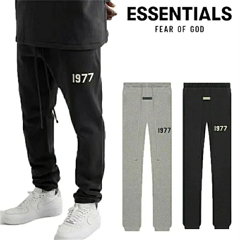樂天商城 - ESSENTIALS エッセンシャルズ パンツ 1977ロゴパンツ スウェットパンツ 長ズボン パンツ 男女兼用 新品