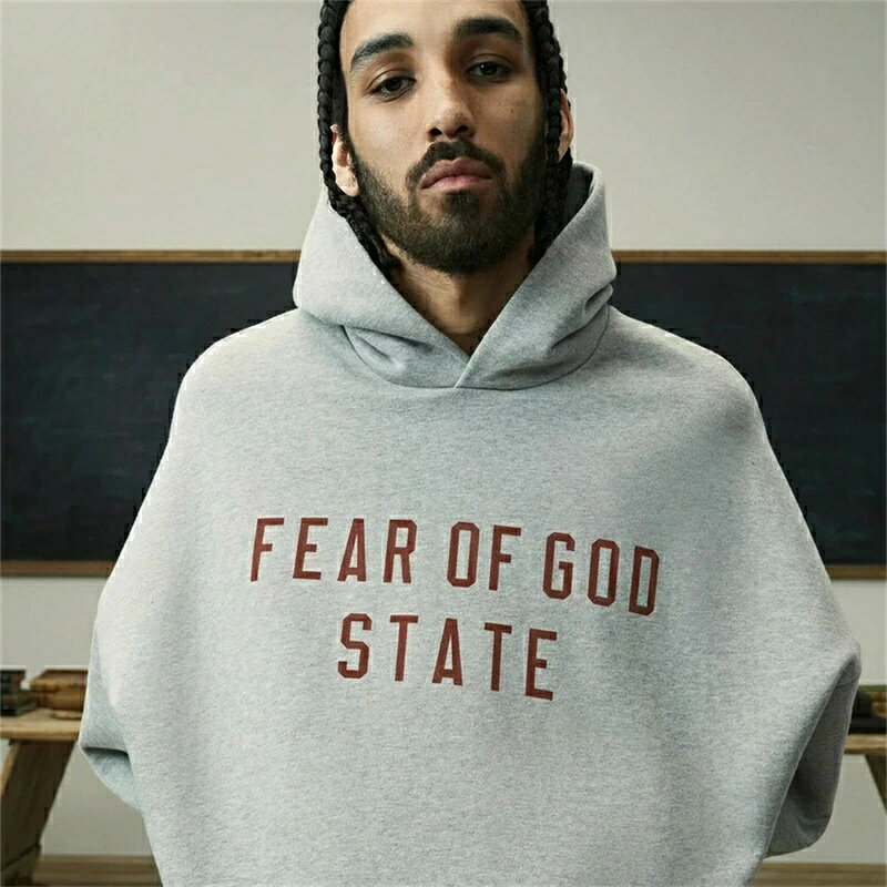 乐天商城 - ESSENTIALS エッセンシャルズ パーカー メンズ レディース 21SS3D SILICON PULL-OVER HOODIE プルオーバー バックロゴ パーカー ビッグサイズ