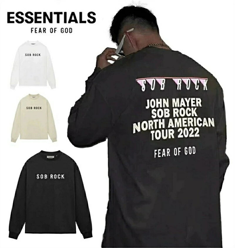 乐天商城 - ESSENTIALS エッセンシャルズ Tシャツ 長袖 メンズ レディース ユニセックス エッセンシャルズ 春夏 秋冬 最新 男女兼用 [並行輸入品]
