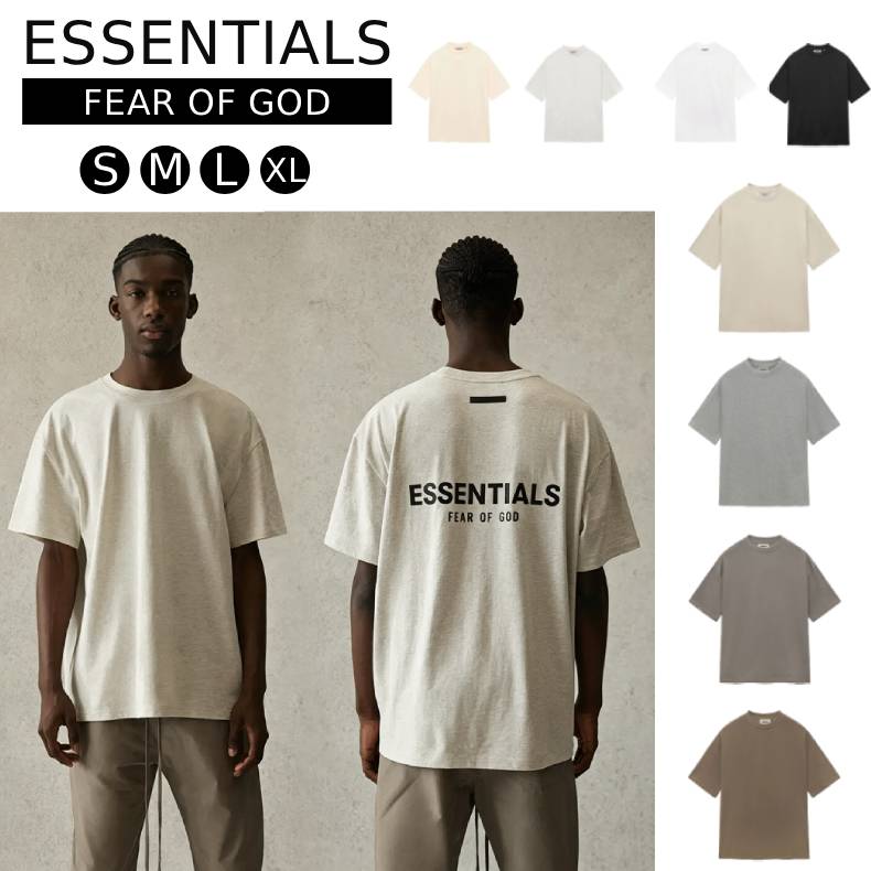 ESSENTIALS エッセンシャルズ Tシャツ 半袖 メンズ レディース T-Shirt 21SS BACK LOGO バックラバーロゴ 3Dロゴ Tシャツ