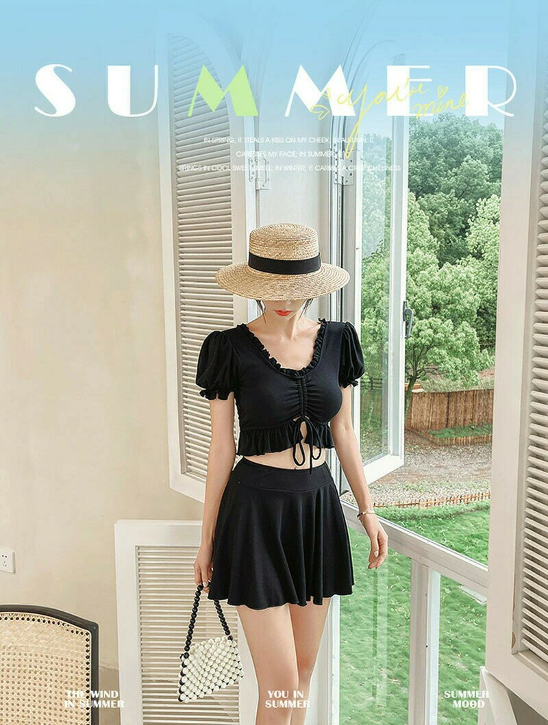 水着 レディース 体型カバー 可愛い フリル 水着 韓国 水着 タンキニ タンキニ 露出控えめ セパレート 上下セット 3点セットスカート 安全パンツ みずぎ 学生 レディース スイムウェア リゾート 水泳 みずぎ ビーチ 母の日のプレゼント