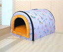 犬ベット 犬小屋 ペットハウス 冬用 大きい 保温防寒 室内用 ドーム型 猫ベッド 柔らか 暖かい 洗える 滑り止め 小・大型犬 おしゃれ 折り畳み可能 取り外...