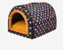 犬ベット 犬小屋 ペットハウス 冬用 大きい 保温防寒 室内用 ドーム型 猫ベッド 柔らか 暖かい 洗える 滑り止め 小・大型犬 おしゃれ 折り畳み可能 取り外...