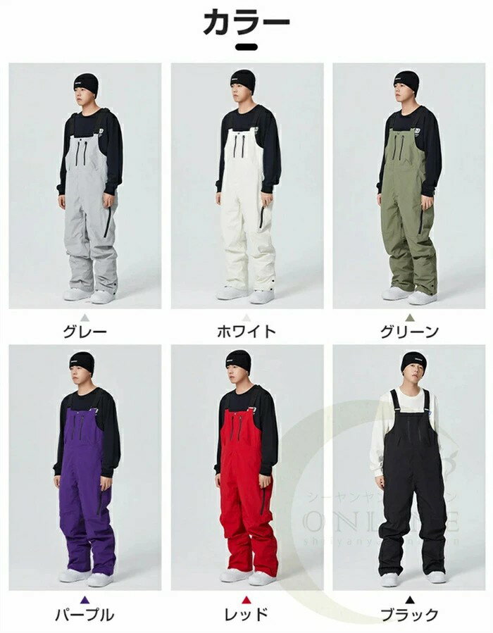 スノーボードウェア スキーウェア ストレッチ ビブパンツ レディース オーバーオール パンツ ボードウェア スノボウェア スノボ ウェア スノーボード スノボー スキー スノボーウェア スノーウェア 2
