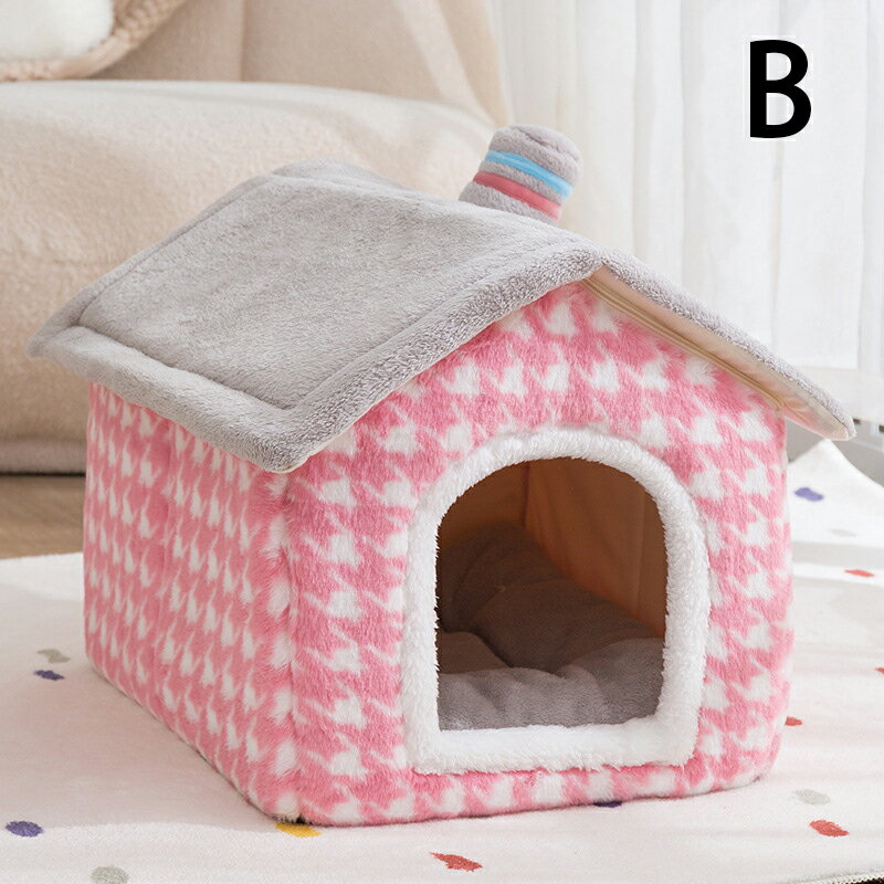 猫 ベッド 犬 ベッド 猫ハウス 犬 ハウス ペットハウス ペットベッド 犬 冬 洗える ふわふわ あったかい おしゃれ 折りたたみ式 ふわふわ 休憩所 寒さ対策 冬用 暖かい巣 寒さ対策