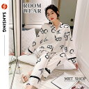 【P10倍→実質3,420円】パジャマ レディース かわいい 前開き サテンパジャマ 可愛いパジャマ 女子 前あきパジャマ 長袖 肌触りがいい 誕生日プレゼント 女性 冬 夏用 ブランド プレゼント ルームウェア 部屋着 寝間着 人気 レディースパジャマ おしゃれ(4)