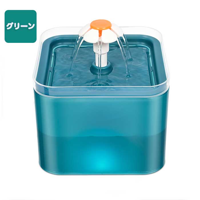 【店長おすすめ】ペット給水器 猫/中小犬用水 飲み器 洗いやすい 2L 静音 自動給水器 循環式 活性炭フィルター 猫用自動給水器 猫 水飲み器 自動 浄水機能 循環式 大容量 ペット LEDライト付き